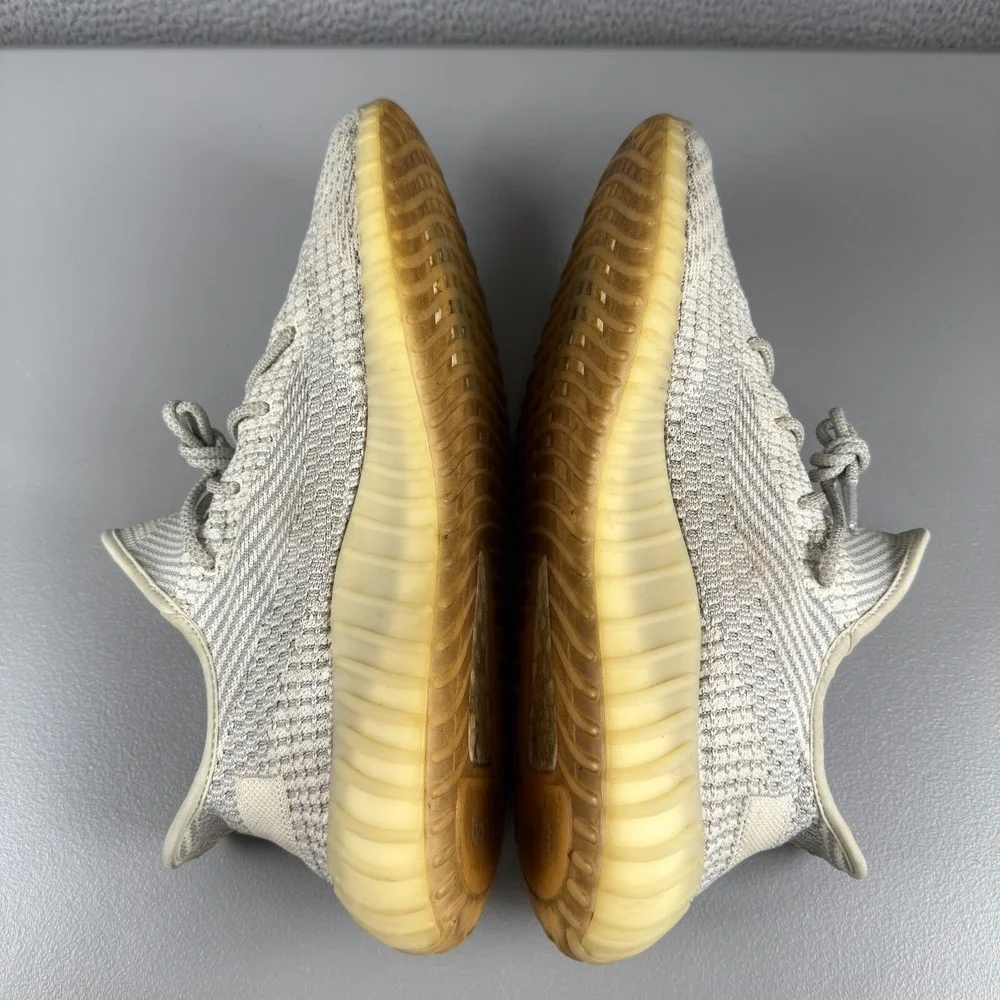 YEEZY Boost Shoes Mens 14 Beige 350 V2 Lundmark Adidas‎ Reflective Laces FU9161